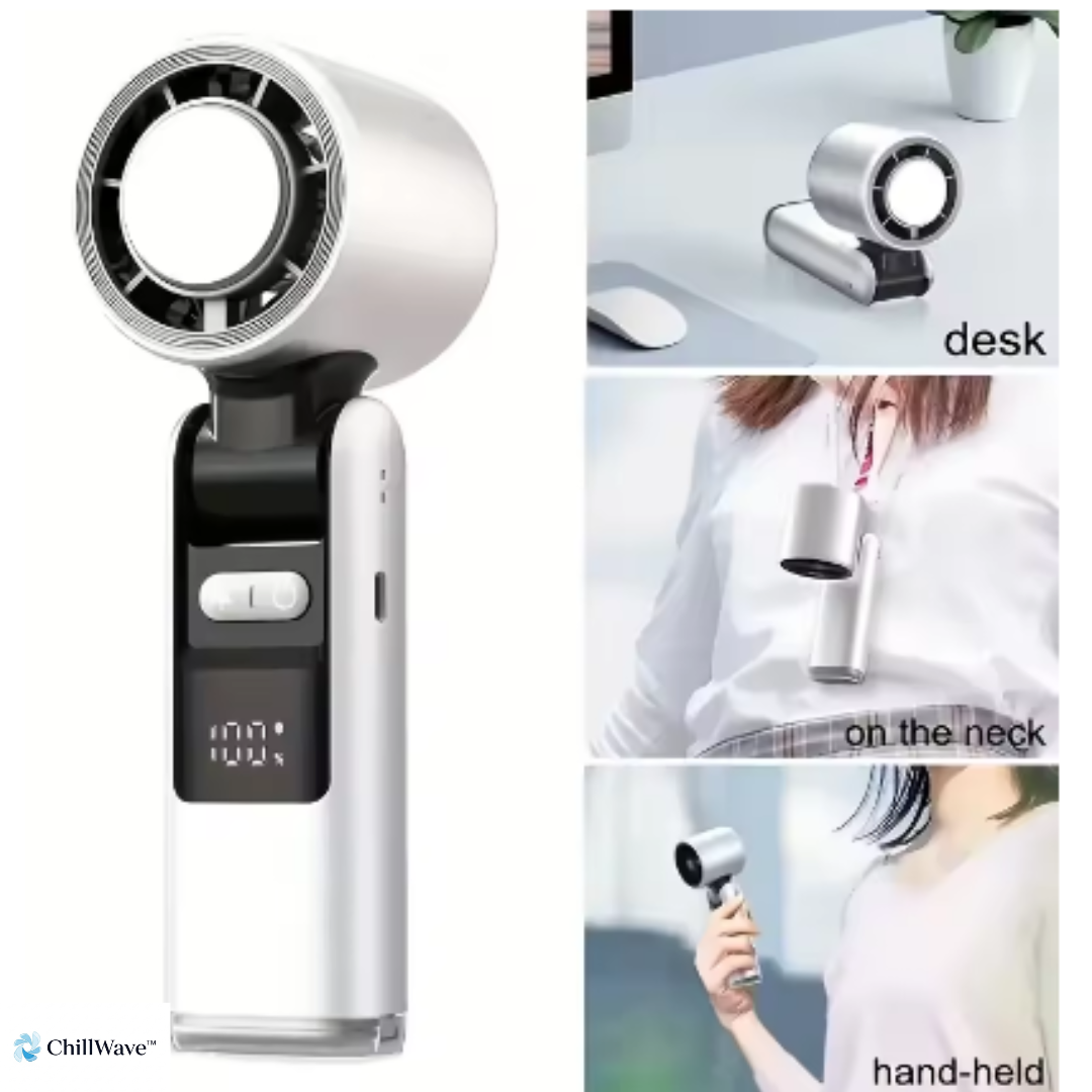 ChillWave™ Pocket IceTech Fan - Powerful Cooling Anywhere You Go